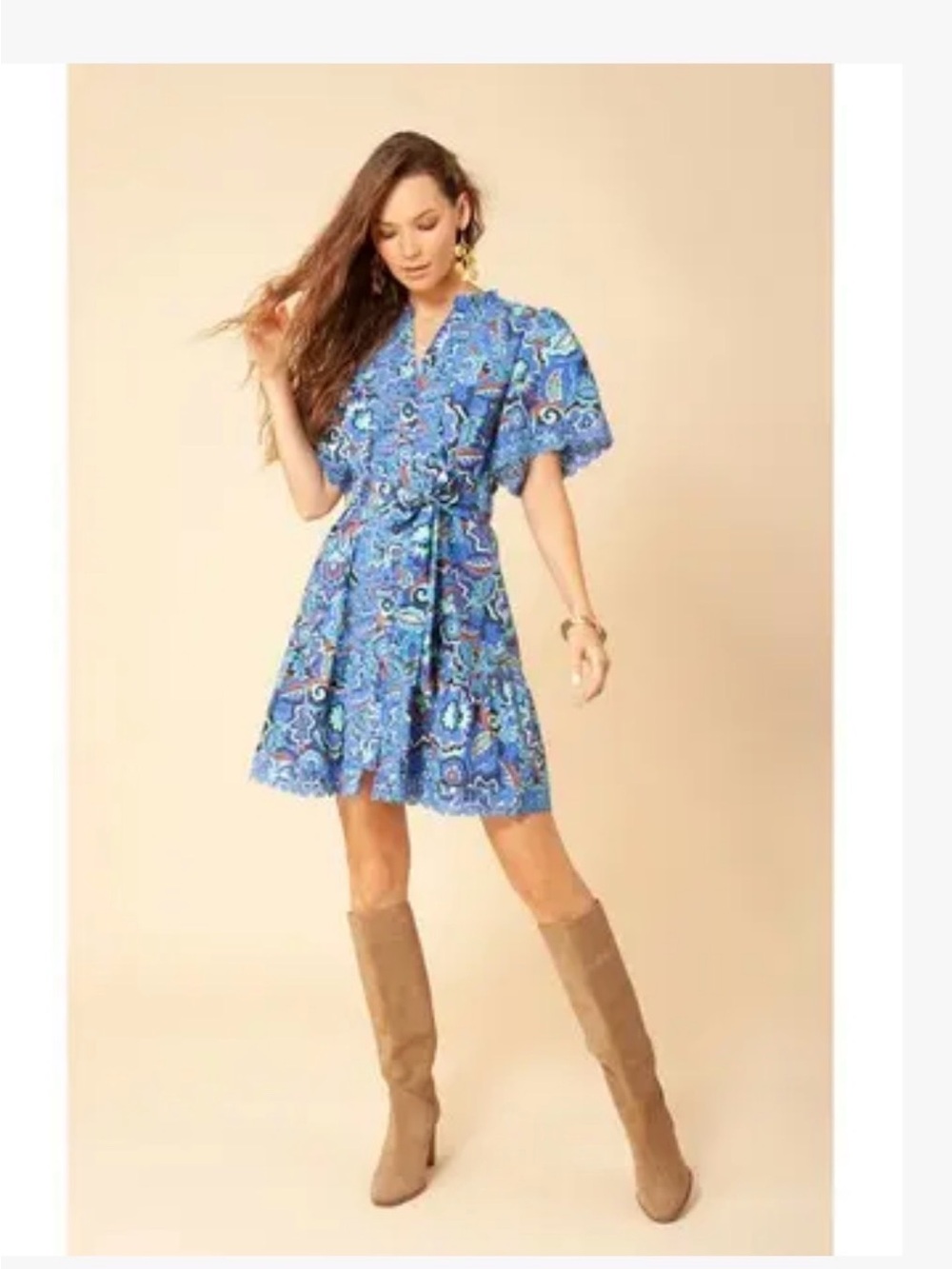 Hale Bob Kaja Poplin Mini Dress